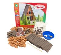 teifoc 5230 - Juego de construcción de piedra, 160 componentes, kit creativo de construcción de materiales naturales, kit de construcción para niños a partir de 8 años y adultos