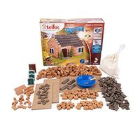 Teifoc Historic House - Juego de construcción de Ladrillos de 370 Bloques de construcción, Juego de montacargas y Juguete de construcción Stem