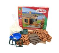 Teifoc Juego de construcción - Casa con Barbacoa - 185 Piezas