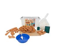 Teifoc Kit de construcción Creativa de Piedra 650, 140 + Mini Ladrillos | Kit de manualidades para niños a partir de 6, 7 y 8 años y adultos, juguetes creativos para manualidades para niñas y niños