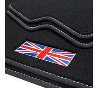 teileplus24 501 Alfombrillas Union Jack para Mini II 2 R56 2006-2014