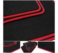 teileplus24 Alfombrillas para Seat Ibiza 3 6L | Ajuste perfecto 4 piezas Fijación Antideslizante Velour Ribete Costuras decorativas
