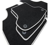 teileplus24 NL-223 Alfombrillas para Skoda Octavia 2 Coche de Primera Calidad Costura Decorativa