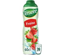 Teisseire Jarabe de Fresa para Bebida Refrescante, Cócteles, Bidón Reciclable 60cl