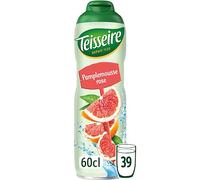Teisseire Jarabe de Pomelo Rosado para Bebida Refrescante, Cócteles, Bidón Reciclable 60cl