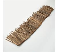 Teja Artificial Para Techo De Paja, Rollo De Palma Artificial, Paja Falsa, Techo De Paja Para Césped Ignífugo, Bar, Jardín, Patio, Cenadores, Pared(Yellow f,0.5x20m/1.64X65.6ft)