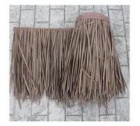 Teja De Paja Artificial, Paja Falsa, Plástico PE PVC, Techo De Paja Artificial, Ladrillo Antiguo, Paisaje De Jardín Decorativo, Fire Thatch Roof Pavilion(Yellow e,0.5x20m/1.64X65.6ft)