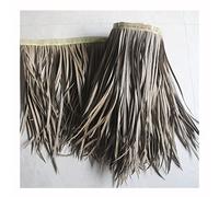 Teja De Paja Artificial, Paja Falsa, Plástico PE PVC, Techo De Paja Artificial, Ladrillo Antiguo, Paisaje De Jardín Decorativo, 0.5X1m Paja Artificial Techo(Yellow d,0.5x30m/1.64X98.4ft)