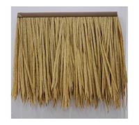 Teja De Paja Artificial Teja De Plástico Artificial Para Parque Marino Decoración Escénica Aleros De Techo De Paja Falsa Decoración De Techo De Granja Resistente, 2pcs(Yellow b,10pcs)