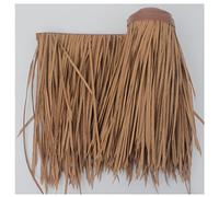 Teja de Techo de Paja Artificial Duradera de 0,5 x 9 m - Paja de plástico marrón para decoración de pabellones, Paja sintética, Paja Artificial, Ideal para Bares y diseño de Exteriores.