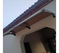 Tejadillo De Protección para Puertas,Toldo Parasol para Protección Solar (100x430cm,S)