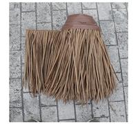 Tejas de Paja Artificial - Decoración Duradera de Paja sintética para pabellones de complejos turísticos y Lugares panorámicos - Amarillo, 0,5 x 6 m. Paja Artificial para Uso Exterior.
