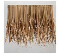 Tejas de Paja Artificial duraderas - 8 Piezas de Paja Falsa para decoración de áreas escénicas, pabellones y techos - Paja de plástico Realista para Uso en Exteriores e Interiores