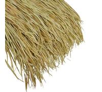 Tejas de Paja Artificial Estilo Mexicano - Cubierta para Techo de Paja PE Impermeable y Resistente a los Rayos UV para Cabañas Tiki, Palapas & Techos de Cenador (47x50cm, 6-10/m²)(Size:3pcs,Color:F)