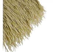 Tejas de Paja Artificial Estilo Mexicano - Cubierta para Techo de Paja PE Impermeable y Resistente a los Rayos UV para Cabañas Tiki, Palapas & Techos de Cenador (47x50cm, 6-10/m²)(Size:3pcs,Color:E)