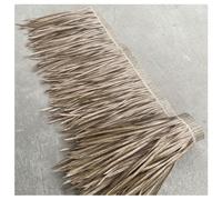 Tejas de Paja Artificial Resistentes - Techos de Paja de plástico marrón de 0,5 x 1 m para Decoraciones duraderas de Paja Artificial, techos de Paja Artificial para Jardines, Eventos y Uso e