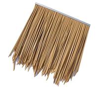 Tejas De Paja Simulada 0.5x0.5m/1.64x1.64ft-Rollo De Paja De Palma Plástica Hierba Falsa Gazebo Artificial Cobertizo De Madera Casa De Plástico Ignífugo(Yellow c,8pcs)