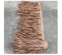 Tejas de Paja sintética de Color marrón Claro - Decoración de Techo de Paja de arroz Artificial para Bares al Aire Libre, pabellones y alojamientos Rurales - Paneles de Paja de plástico esti