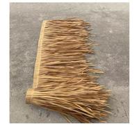 Tejas Decorativas Artificiales de Paja - Paja sintética Duradera para Casas de Campo y Villas, 0,5 x 5 m, Amarillas decoración de Zonas escénicas y Uso Exterior.