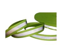 Tejas reflectantes, 5 yards 10mm Multicolor Reflective Fabric Reflector Tape For Sewing Strap Vest Webbing(Groen)