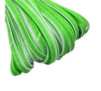 Tejas reflectantes, Reflective Fabric Edge Sewing Ribbon 5 Yards 9mm Multicolor For Home And Clothing DIY(Light Green)