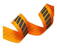 Tejas reflectantes, Reflective Twill Webbing Fabric Strips Ribbon For Sewing Crafts Multicolor 2cmx50yards(Oranje)