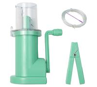 Tejedor francés, máquina de tejer 1 juego DIY manivela manual carrete doméstico tejedor principiante cordón verde máquina de tejer para arcos de arte artesanal