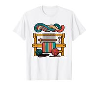 Tejedora De Peine Rigido Artes La Fibra Insignia Artista Camiseta