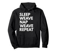 Tejedora Sleep Nap Weave Repeat Lover Sudadera con Capucha