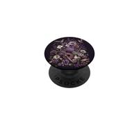 Tejer Costura Floral Colibrí Púrpura PopSockets PopGrip Adhesivo