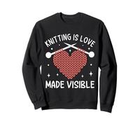 Tejer es amor hecho visible Sudadera