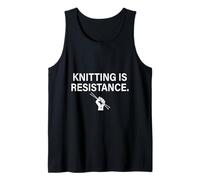 Tejer Es Resistencia Feminista Craftivismo Tejedor Hecho A Mano Camiseta sin Mangas