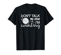 Tejer Funny Love to Knit Don't Talk Counting Camiseta