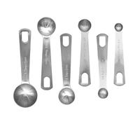 Tejesa - Juego de 6/9/11 cucharas medidoras de acero inoxidable para condimentos y café, cuchara medidora con báscula, herramientas de medición de cocina, 6 piezas