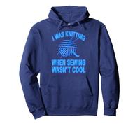 Tejía Cuando Coser No Era Genial Humor Retro Sudadera con Capucha