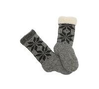 Tejido a Mano Merino Calcetines de Lana Forrado Modelo 2 Unisex Caliente