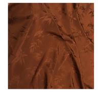 Tejido de brocado con motivos florales, Hoja de bambú rayón Jacquard, 100x150cm, multicolor por metro, for costura Cheongsam Hanfu