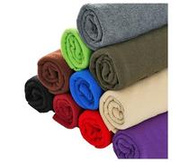 Tejido de Forro Polar Anti-pelusa Suave Anti-pilling Tela de Poliéster Material de Piel Sintética para Manualidades, Proyectos de Bricolaje, Costura, Tapicería, Coser, 50x160cm(Color:Beige)