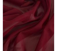 Tejido de gasa, Tela de gasa 150cm ancho, vendida por metro, Multicolor, for ropa hecha a mano(Wine Red)