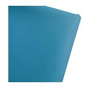 Tejido de imitación de cuero, El cuero sintético multicolor de la PU cubre tamaños múltiples for los artes tapicería que cosen el sofá(Blue6,1.6X4m)