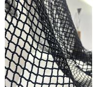 Tejido de malla elástica, Tela de malla grande algodón, tela red pesca con perspectiva, telas diseñador moda, 50cm(50cm#black)