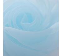 Tejido de organza, Tela de organza transparente for fundas de sillas de boda, caminos de mesa, decoraciones for fiestas,(Light Blue)