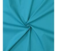 Tejido de popelín 100% algodón - Disponible en más de 20 colores - Se vende por piezas - Telas para manualidades (3m x 1m46, Azul petróleo)