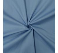 Tejido de popelín 100% algodón - Disponible en más de 20 colores - Se vende por piezas - Telas para manualidades (1m x 1m46, Azul índigo)