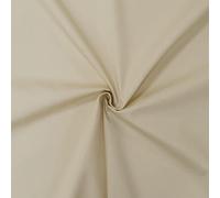 Tejido de popelín 100% algodón - Disponible en más de 20 colores - Se vende por piezas - Telas para manualidades (1m x 1m46, Beige claro)