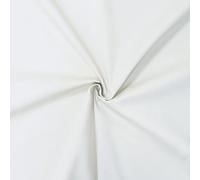 Tejido de popelín 100% algodón - Disponible en más de 20 colores - Se vende por piezas - Telas para manualidades (3m x 1m46, Blanco)