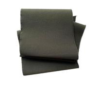 Tejido de punto a rayas elástico 14 x 87 cm, tejido acanalado for coser cuellos Para Puños(Deep Green)