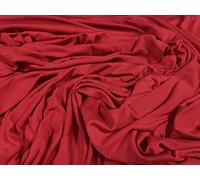 Tejido de punto único elástico de viscosa Spandex por metro - Liso - rojo