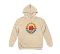 Tejido De Sudadera Forro Polar Suave Socialismo Yugoslavo Emblema Nacional Proporciona Calidez Comodidad El Diseño Manga Larga Hace Que Esta Sea Adecuada Uso Casual Diario Durante Todas Las Estaciones