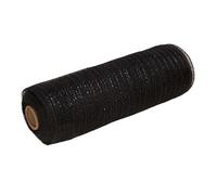 Tejido de tul en rollo Rollo de tela, Deco Mesh Ribbon Multicolor 10 inch x 10 yards For DIY Crafts Wreaths And Holiday Decor(Black)